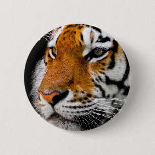 tijger ronde button 5,7 cm