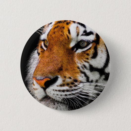 tijger ronde button 5,7 cm (Voorkant)