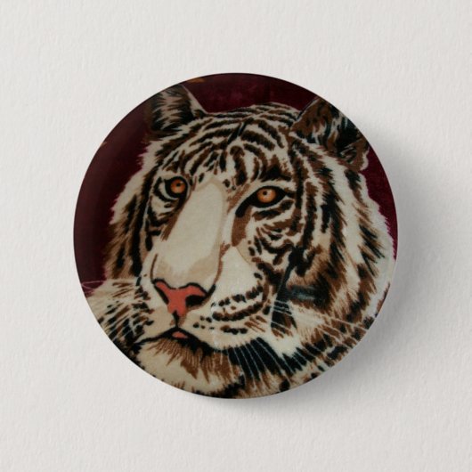 tijger ronde button 5,7 cm (Voorkant)