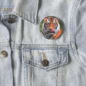 tijger ronde button 5,7 cm (In situ)