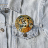 tijger ronde button 7,6 cm (In situ)