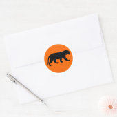 tijger ronde sticker (Envelop)