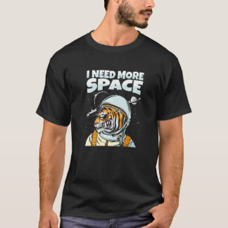 Tijger Ruimtevaarder Dier Grote Kat  Natuur Ik Heb T-shirt