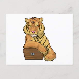 Tijger Schatkist Briefkaart