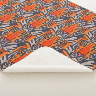 Tijger - Sherpa Blanket Deken