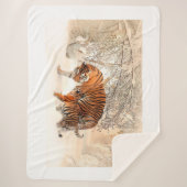 tijger sherpa deken (Voorkant)