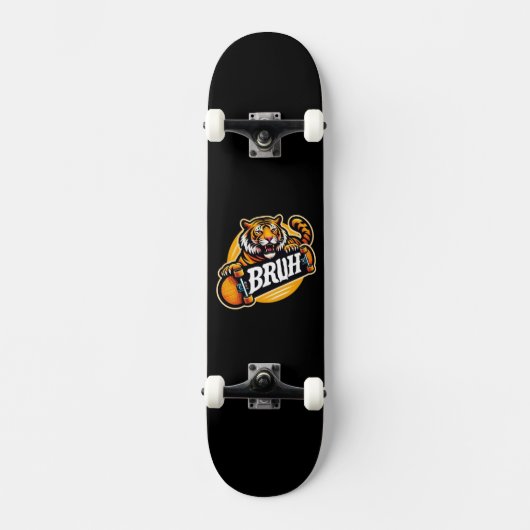 tijger skateboard (Voorkant)