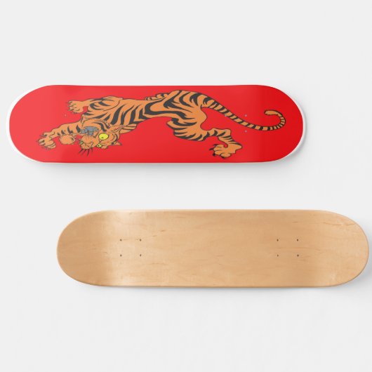 tijger skateboard (Horizontaal)