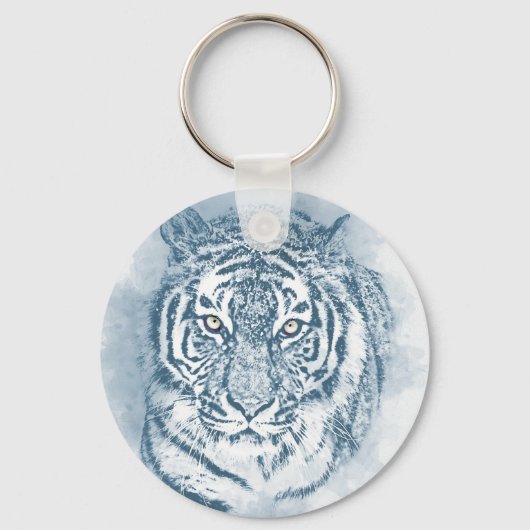 tijger sleutelhanger (Voorkant)
