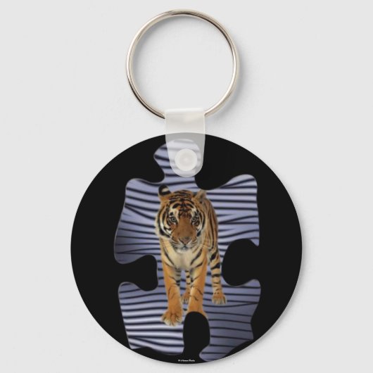 Tijger Sleutelhanger (Voorkant)