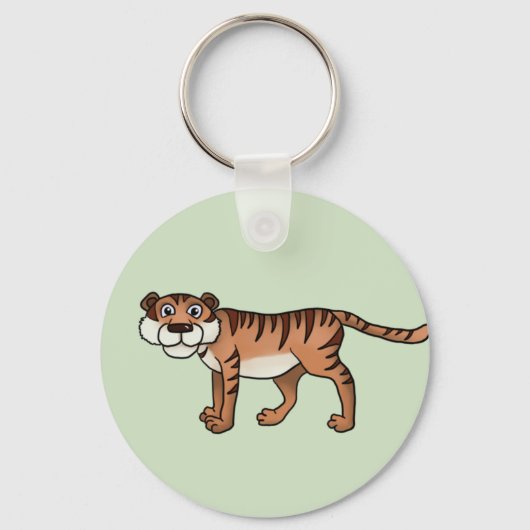 tijger sleutelhanger (Voorkant)