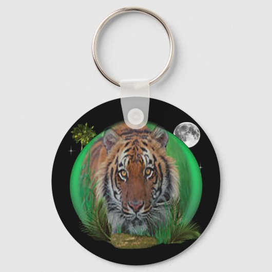 tijger sleutelhanger (Voorkant)