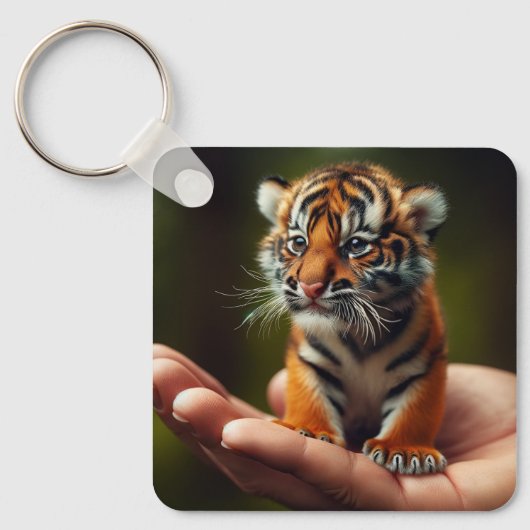 tijger sleutelhanger (Voorkant)