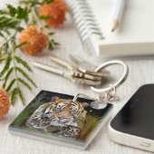 tijger sleutelhanger (Voorkant Rechts)
