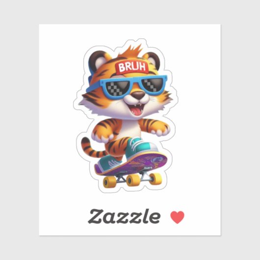 tijger sticker (Vel)