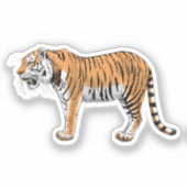 tijger sticker (Voorkant)