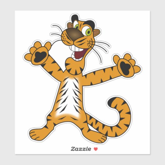 tijger sticker (Vel)