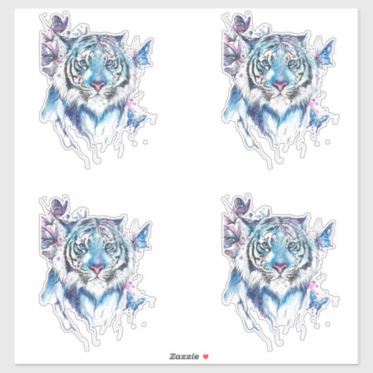 Tijger Sticker (Vel)