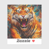 tijger sticker (Vel)