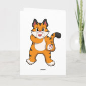 Tijger stil kaart (Achterkant)