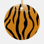 Tijger Stripes Pattern Thunder_Cove Keramisch Ornament (Voorkant)