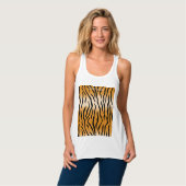 Tijger Stripes Pattern Thunder_Cove Tanktop (Volledige Voorkant)