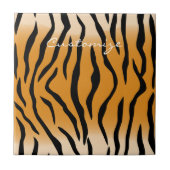 Tijger Stripes Pattern Thunder_Cove Tegeltje (Voorkant)