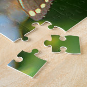 Tijger Swallowtail Vlinder op Lila puzzel Legpuzzel (Zijkant)