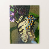 Tijger Swallowtail Vlinder op Lila puzzel Legpuzzel (Verticaal)