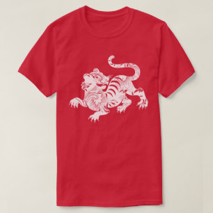 Tijger T-shirt met patroon