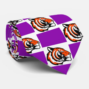 Tijger Team Mascotte Football Basketbal Necktie Stropdas