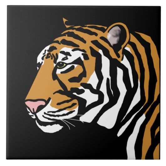 Tijger Tegeltje (Voorkant)