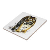 tijger tegeltje (Zijkant)