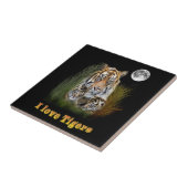 tijger tegeltje (Zijkant)