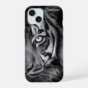 Tijger telefoonhoesje – Aanpasbaar iPhone 15 Hoesje