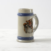 Tijger, tijger Beer Stein Bierpul (Voorkant rechts)