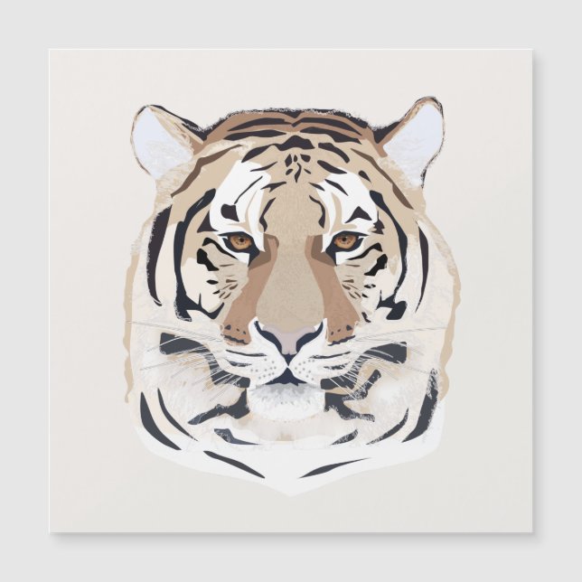 Tijger, tijgergezicht, symbool van 2022 (Voorkant)