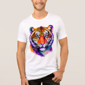 tijger Tri-Blend shirt (Voorkant)