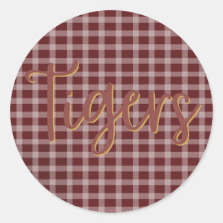 Tijger trots preppy sticker