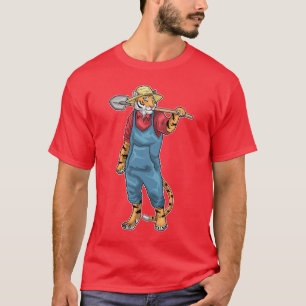 Tijger Tuinman Schep Tuin T-shirt