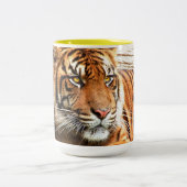 tijger tweekleurige koffiemok (Center)