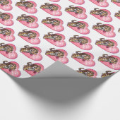 Tijger Valentijnsdag Cadeaupapier (Hoek)