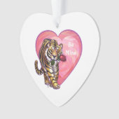 Tijger Valentijnsdag Ornament (voorkant)