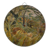 Tijger verrast in een tropisch Storm Dartbord (Voorkant)