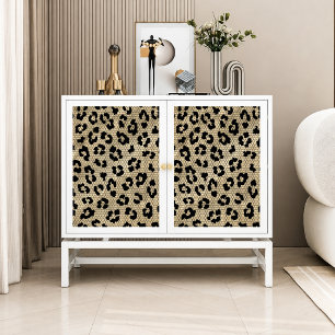 Tijger Vintage Zwarte Kant Decoupage Tissuepapier