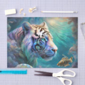 Tijger Vis Decoupage Tissuepapier (Craft)