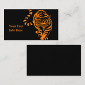 tijger visitekaartje (Voorkant / Achterkant)