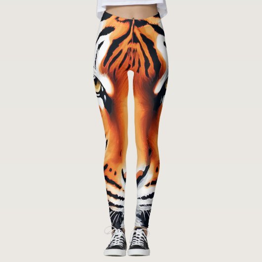 Tijger vrouwen Leggings (Voorkant)