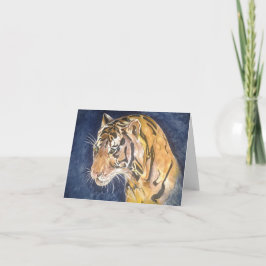 tijger Wenskaart Kaart
