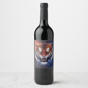 tijger wijn etiket